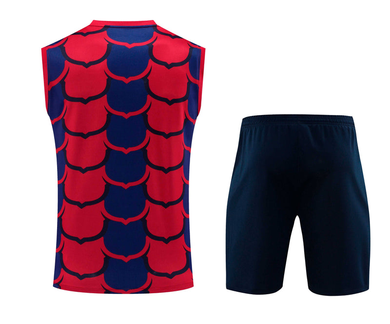 Kit Treino (Regata + Shorts) - Barcelona 2024/25