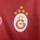 Camisa Galatasaray Home 2025/26 - Puma Torcedor Masculina - Laranja/Bordo