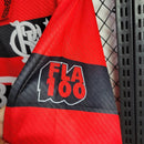 Camisa Flamengo Manga Longa Home 1994/95 - Umbro Retrô Masculina - Vermelha/Preta