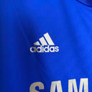 Camisa Manga Longa Chelsea Home 2012/13 - Adidas Retrô Masculina - Azul/Dourada