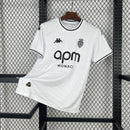 Camisa Mônaco Away 2025/26 - Mizuno Torcedor Masculina - Branca/Preta