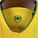 Camisa Pronta Entrega Seleção Brasil Home 2012/13 - Nike Retrô Masculina - Amarela/Verde