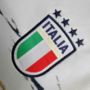 Camisa Manga Longa Seleção Itália Away 2023/24 - Adidas Torcedor Masculina - Branca/Azul