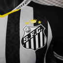 Camisa Santos Away 2025/26 - Umbro Jogador Masculina - Preta/Branca