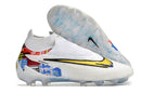Chuteira Campo Nike Phantom GX Elite - Branca/Azul