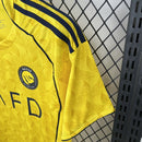 Camisa Pronta Entrega Al-Nassr Home 2025/26 - Adidas Torcedor Masculina - Amarela/Azul