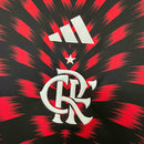 Camisa Pronta Entrega Flamengo Treino 2025/26 - Adidas Torcedor Masculina - Vermelha/Preta