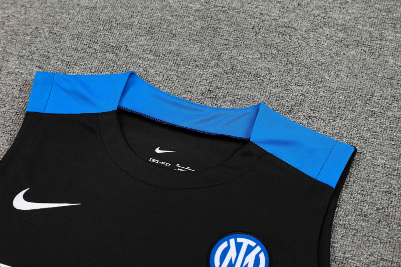 Kit Treino (Regata + Shorts) - Inter de Milão 2024/25
