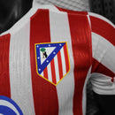 Camisa Atlético de Madrid Home 2025/26 - Nike Jogador Masculina - Branca/Vermelha