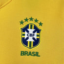 Camisa Pronta Entrega Seleção Brasil Home 2012/13 - Nike Retrô Masculina - Amarela/Verde