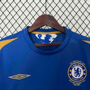 Camisa Chelsea Home 2005/06 - Umbro Retrô Masculina - Azul/Dourada