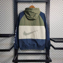 Jaqueta Corta Vento Nike - Verde/Azul