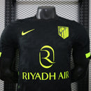Camisa Atlético de Madrid Away 2026/27 - Nike Jogador Masculina - Preta/Amarela