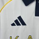 Camisa Pronta Entrega Al-Nassr 2025/26 - Adidas Torcedor Masculina - Branca/Amarela