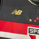 Camisa São Paulo Third 2025/26 - New Balance Torcedor Masculina - Preta/Vermelha