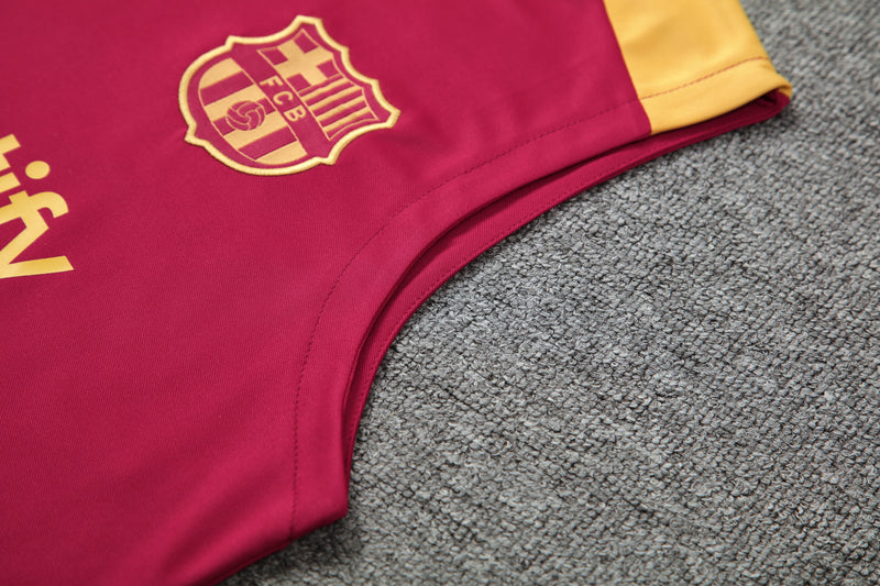 Kit Treino (Regata + Shorts) - Barcelona 2024/25