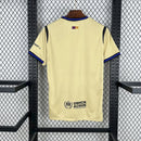 Camisa Pronta Entrega Barcelona Away 2025/26 - Nike Torcedor Masculina - Creme/Azul