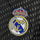 Camisa Real Madrid Goleiro 2025/26 - Adidas Torcedor Masculina - Preta/Cinza