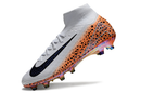 Chuteira Campo Pronta Entrega Nike Air Zoom Mercurial Superfly Elite - Branca/Laranja