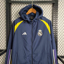 Jaqueta Corta Vento Real Madrid Adidas - Azul/Amarela
