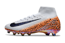 Chuteira Campo Pronta Entrega Nike Air Zoom Mercurial Superfly Elite - Branca/Laranja