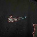 Camisa Barcelona Away 2024/25 - Nike Torcedor Masculina - Preta/Vermelha