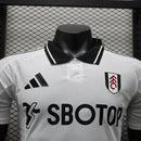 Camisa Fulham Home 2024/25 - Adidas Jogador Masculina - Branca/Preta