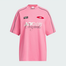 Camisa Casual Adidas Feminina - Rosa/Preta
