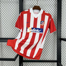Camisa Atlético de Madrid Home 2002/03 - Nike Retrô Masculina - Vermelha/Branca