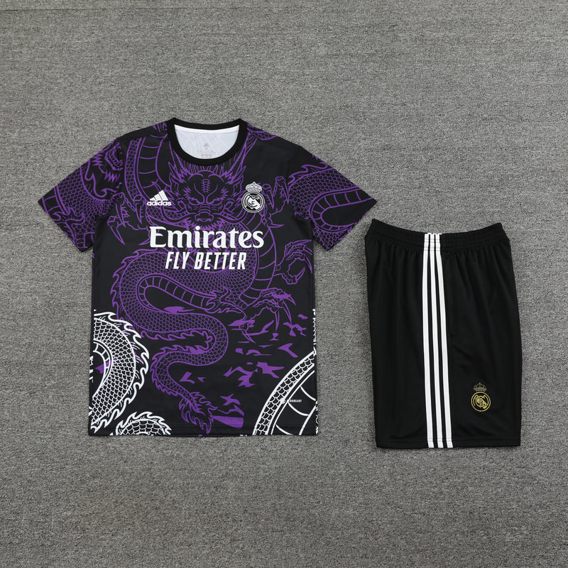 Kit Treino (Camisa + Shorts) - Real Madrid 2024/25 Dragon