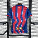 Camisa Barcelona 2025/26 - Nike Torcedor Masculina - Vermelha/Azul
