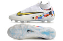 Chuteira Campo Nike Phantom GX Elite - Branca/Azul
