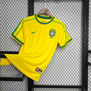 Camisa Seleção Brasil Home 1998/99 - Nike Retrô Masculina - Amarela/Verde