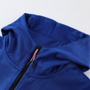 Kit Conjunto Nike Tech Fleece - Jaqueta e Calça- Azul/Branca