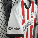 Camisa Pronta Entrega PSV Home 2025/26 - Puma Torcedor Masculina - Branca/Vermelha