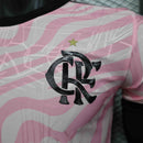 Camisa Flamengo Edição Especial 2025/26 - Adidas Jogador Masculina - Branca/Rosa