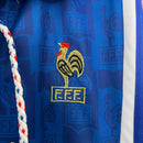 Camisa Pronta Entrega Seleção França Home 1996/97 - Adidas Retrô Masculina - Azul/Branca