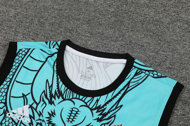 Kit Treino (Regata + Shorts) - Real Madrid 2024/25 Dragon