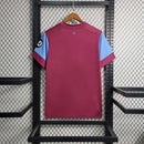 Camisa West Ham Home 2023/24 - Umbro Torcedor Masculina - Bordo/Azul