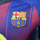 Camisa Barcelona Home 2025/26 - Nike Jogador Masculina - Azul/Vermelha