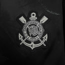 Camisa Pronta Entrega Corinthians Treino 2025/26 - Nike Torcedor Masculina - Preta/Branca