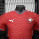 Camisa Seleção Portugal Home 2026/27 - Puma Jogador Masculina - Vermelha/Verde