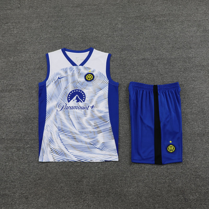Kit Treino (Regata + Shorts) - Inter de Milão 2024/25