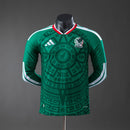Camisa México 2026  - Versão Jogador - Manga Longa