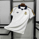 Camisa Casual Real Madrid 2026/27 - Adidas Torcedor Masculina - Branca/Azul