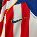 Camisa Manga Longa Atlético de Madrid Home 2004/05 - Nike Retrô Masculina - Vermelha/Branca