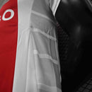 Camisa Ajax Home 2024/25 - Adidas Jogador Masculina - Branca/Vermelha