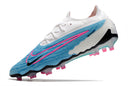 Chuteira Campo Nike Phantom GX Elite - Branca/Azul