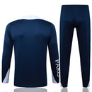 Conjunto Half Ziper PSG 2025/26 - Jordan Jaqueta + Calça - Azul/Branca