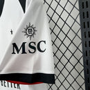 Camisa Pronta Entrega AC Milan Away 2025/26 - Puma Torcedor Masculina - Branca/Vermelha